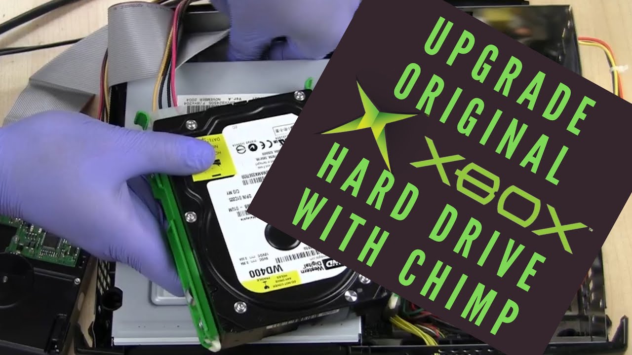 Modding The Original Xbox Part 15 - Upgrading the Hard Drive with Chimp -  YouTube