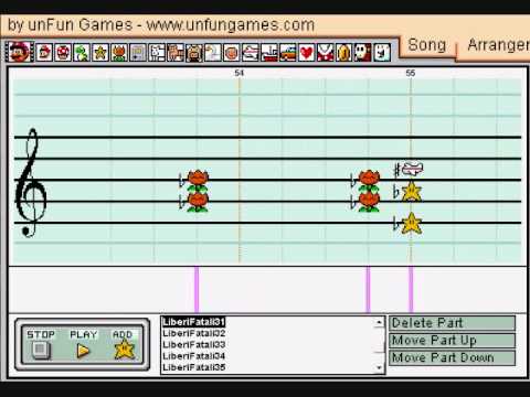 Liberi Fatali (Final Fantasy VIII) in Mario Paint Composer