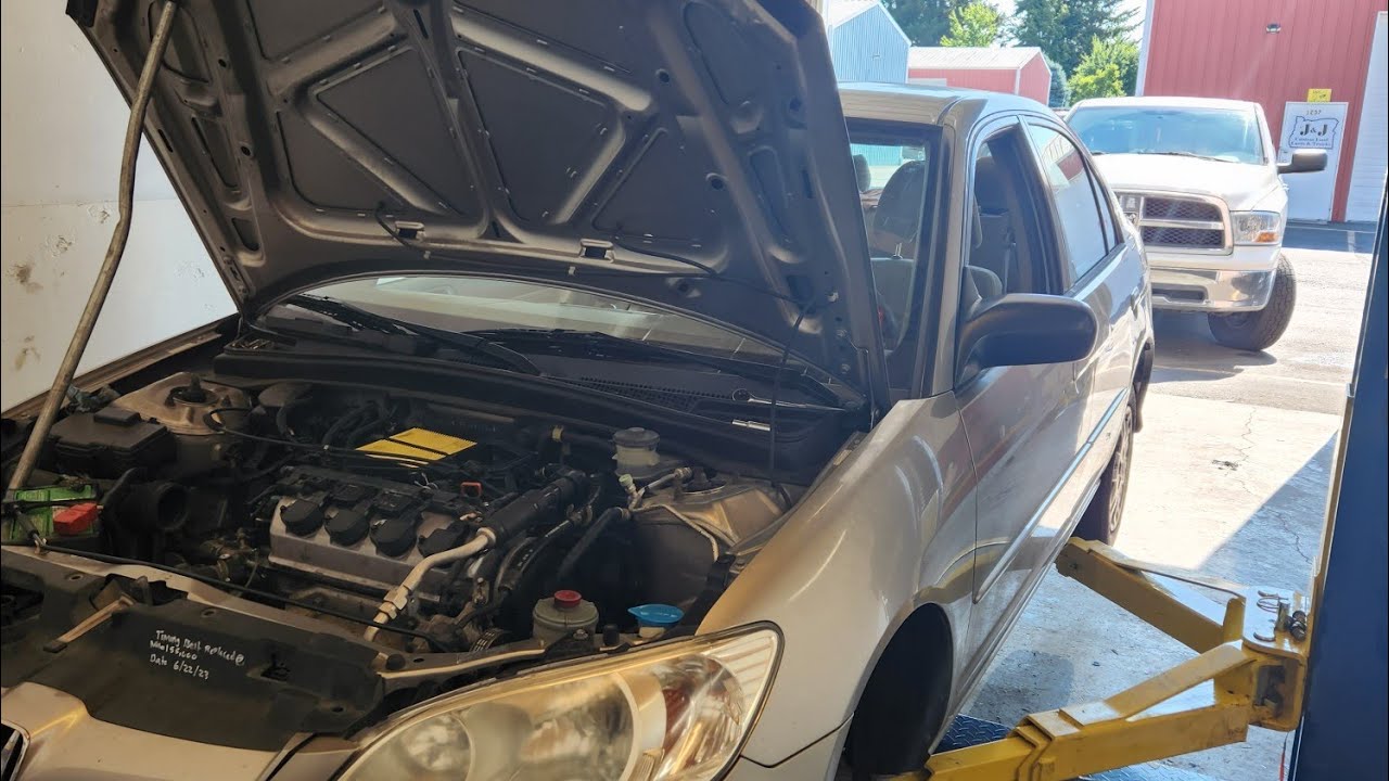 Honda Civic 1.7 Most Common Oil Leaks Fix! YouTube