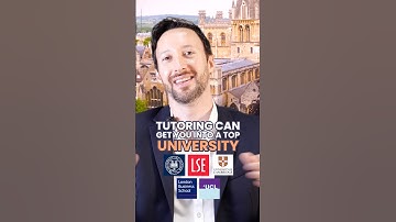 Tutoring Can Get You Into a Top Uni #ucas #personalstatement #collegeadmissions #oxbridge #lse #uni