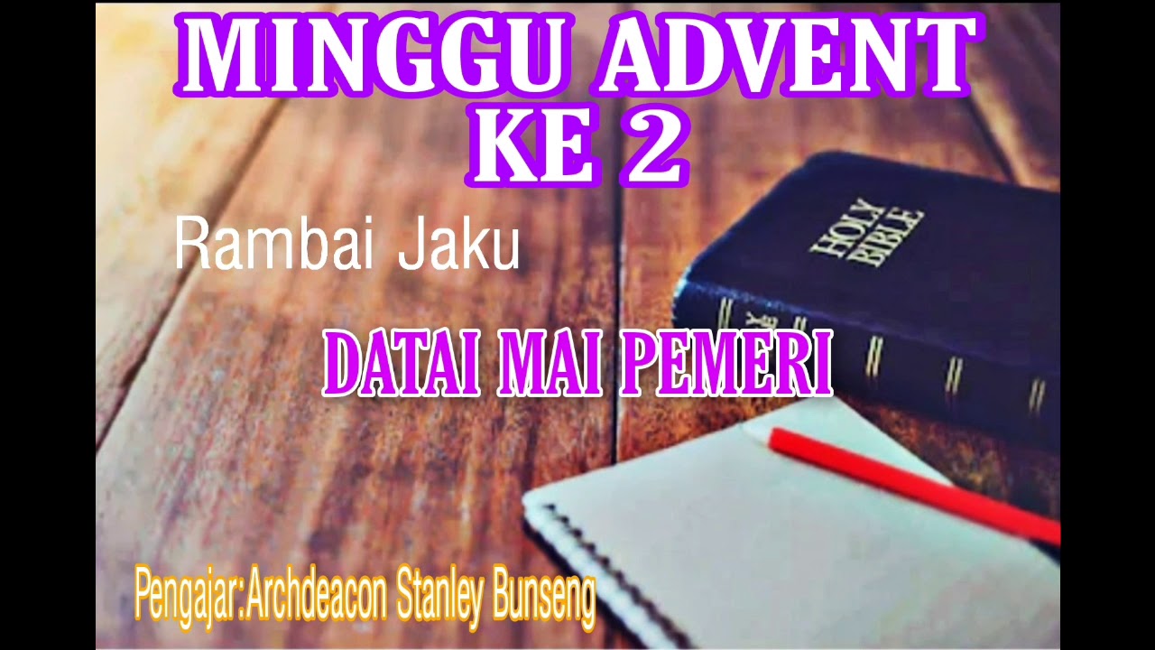 MINGGU ADVENT KE 2