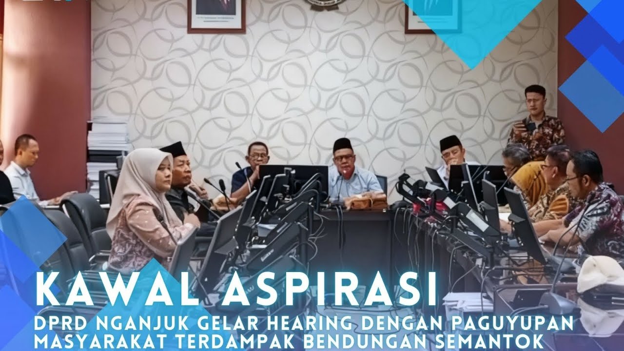 115 KK Terdampak Semantok Minta Kejelasan Status Tanah DPRD Nganjuk Janjikan Kawal Aspirasi - SRTV