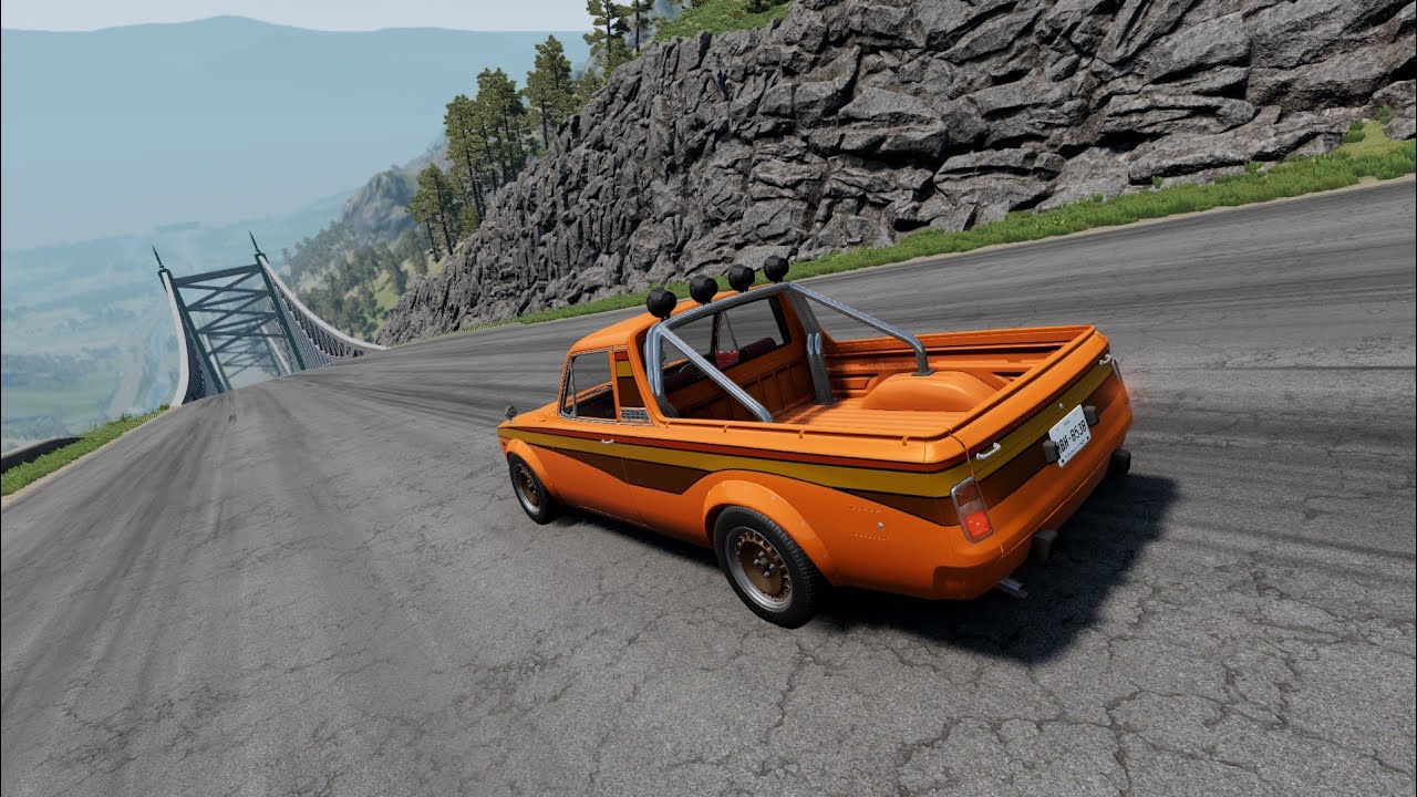 Full Throttle INSANE Long Downhill Mayhem! | BeamNG.drive Epic Crashes & Speed Test #4