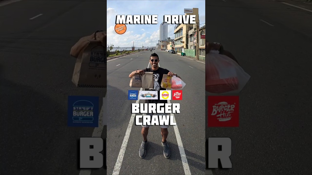 Trying the Best Burgers in Marine Drive 🍔 | Honest Burger Review & Taste Test #shorts #burger