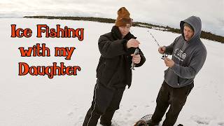 Ice Fishing and Boil-up with my Daughter
