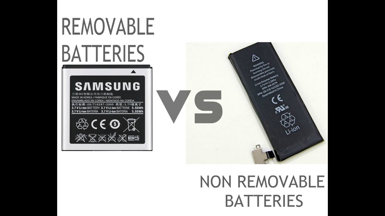 Removable battery Vs non removable battery YouTube
