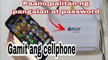 How to change WiFi Password  of PLDT HOME FIBER Using Smart phone 2022