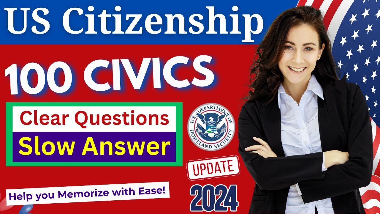 2024 Random 100 Civics Questions and Answers by Group: US Citizenship ...