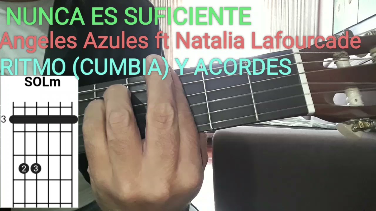 Nunca es suficiente Ritmo(cumbia) y Acordes [TUTORIAL #45] - YouTube