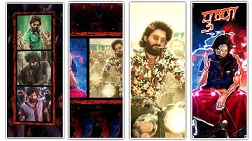 Pushpa Interval BGM Music attitide status editing | alight motion attitude status editing | 2022