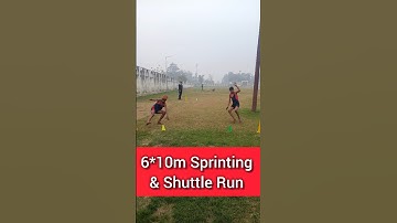 6x10m Sprint & Shuttle Run Tests
