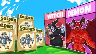 Celebrity Building An Army To Fight Impossible Bosses in Stacklands Wealth