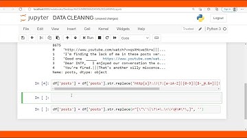 How To Remove URLs And Special Characters In Dataframe