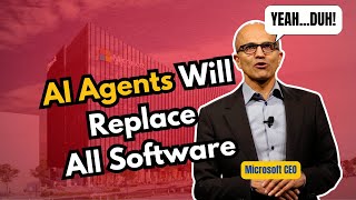 🚨 SHOCKING: Microsoft CEO Says Agents Will Replace ALL Software! 🚨| Bizz Buzz