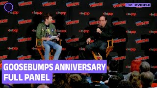 Goosebumps Anniversary celebration with R.L. Stine and cover artist Tim Jacobus from NYCC