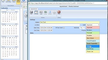 Cloudia Assistant- Creating a Task