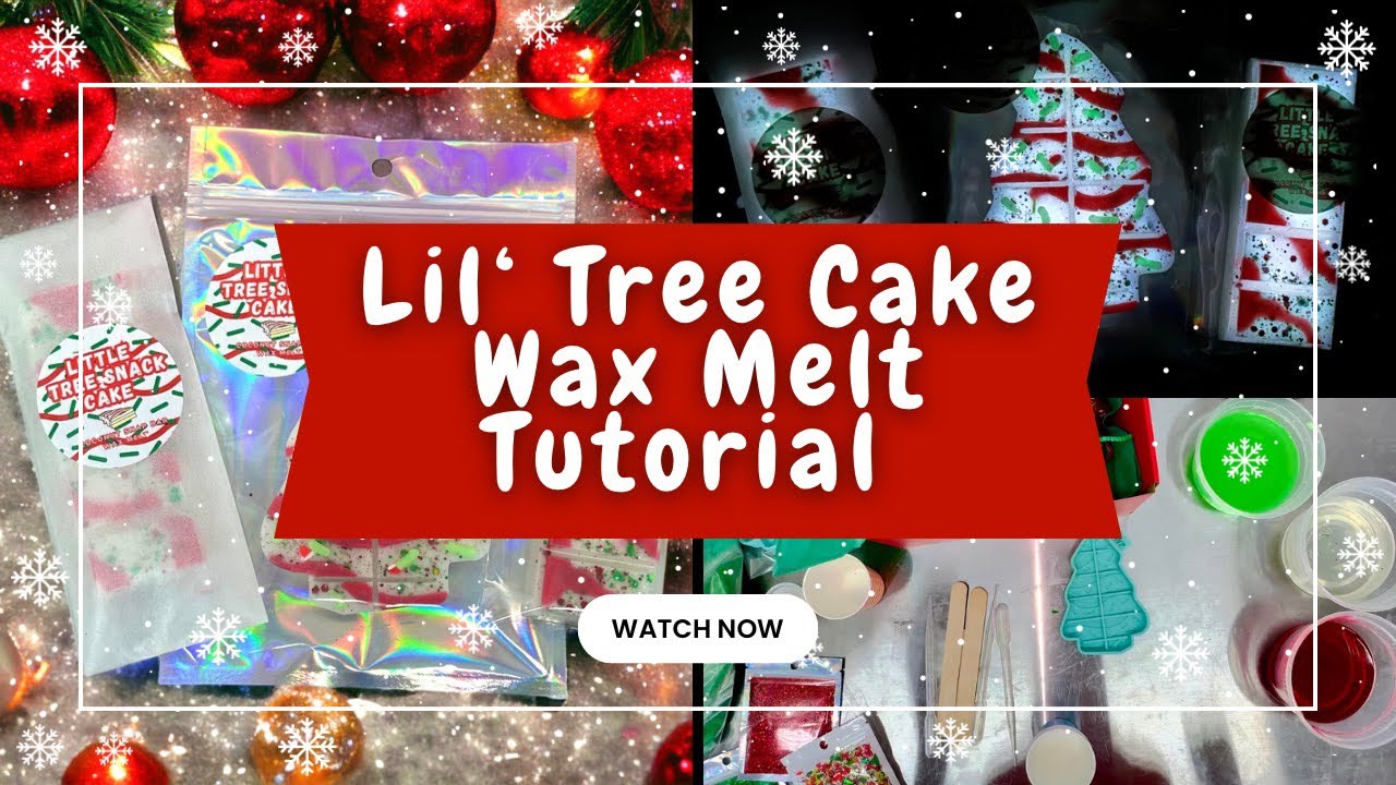 Lil Tree Cake Wax Melt Tutorial 