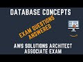 AWS Databases Concepts + Exam Questions Answered [SOLUTIONS ARCHITECT EXAM]