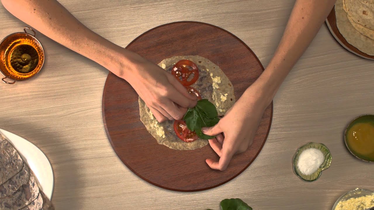 Receita de Wrap Batata com Rosbife - YouTube