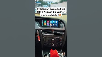 Installation Écran Android 8.8" sur Audi A4 B8 — Nouveau look et CarPlay intégré ! 🔥 #a4 #carplay