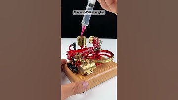 The world’s first engine #enginemodel #miniengine #diy #vortrixe