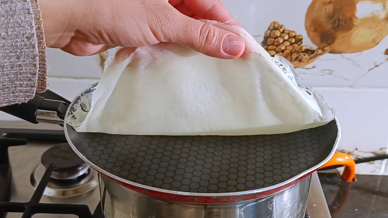 ورقة البسطيلة على البخار  ناجحة من أول تجربة بمقادير مضبوطة شفافة ومقرمشة 😋🔥