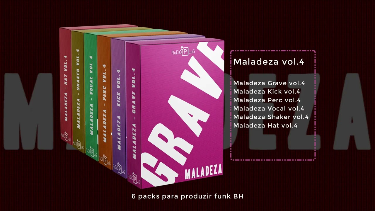 Sample Pack Para Produzir Funk Estilo BH | AuDiO PLuG - Maladeza vol.4