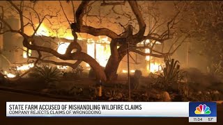 State Farm accused of mishandling wildfire claims
