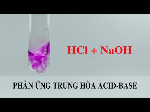 Video NaOH + HCl. Phản ứng trung hoà acid-base. Acid-base... - youtube
