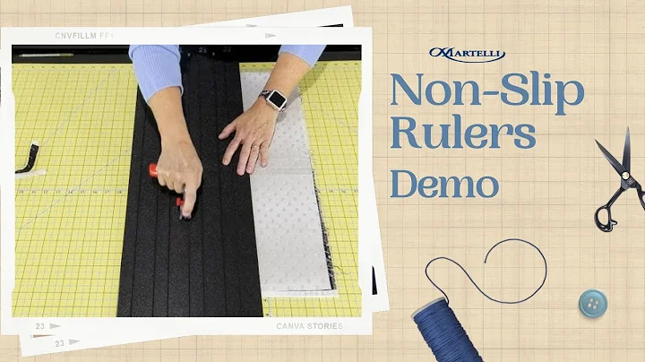 Martelli No-Slip Strip Rulers Demo