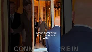 Connor Storrie leaving his hotel in Paris today! 💖 #connorstorrie #ilyarozanov #heatedrivalry