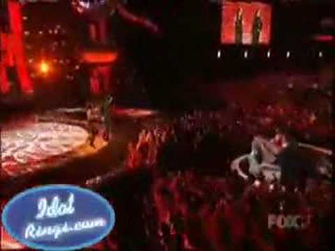 Michael Johns & Carly Smithson - The Letter - American Idol