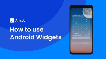 How to install and use Any.do widgets | Android | Any.do