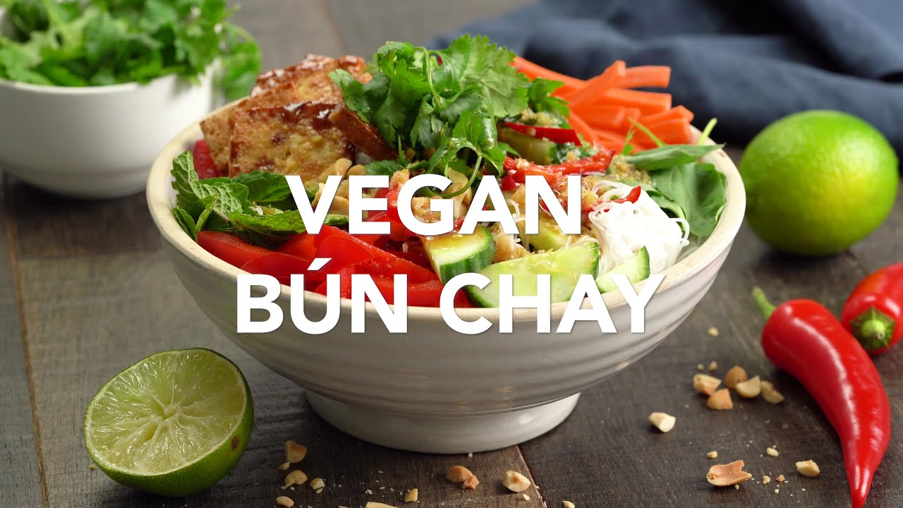 Vegan Bun Chay Noodle Bowls Recipe (Vietnamese Noodle Salad Recipe