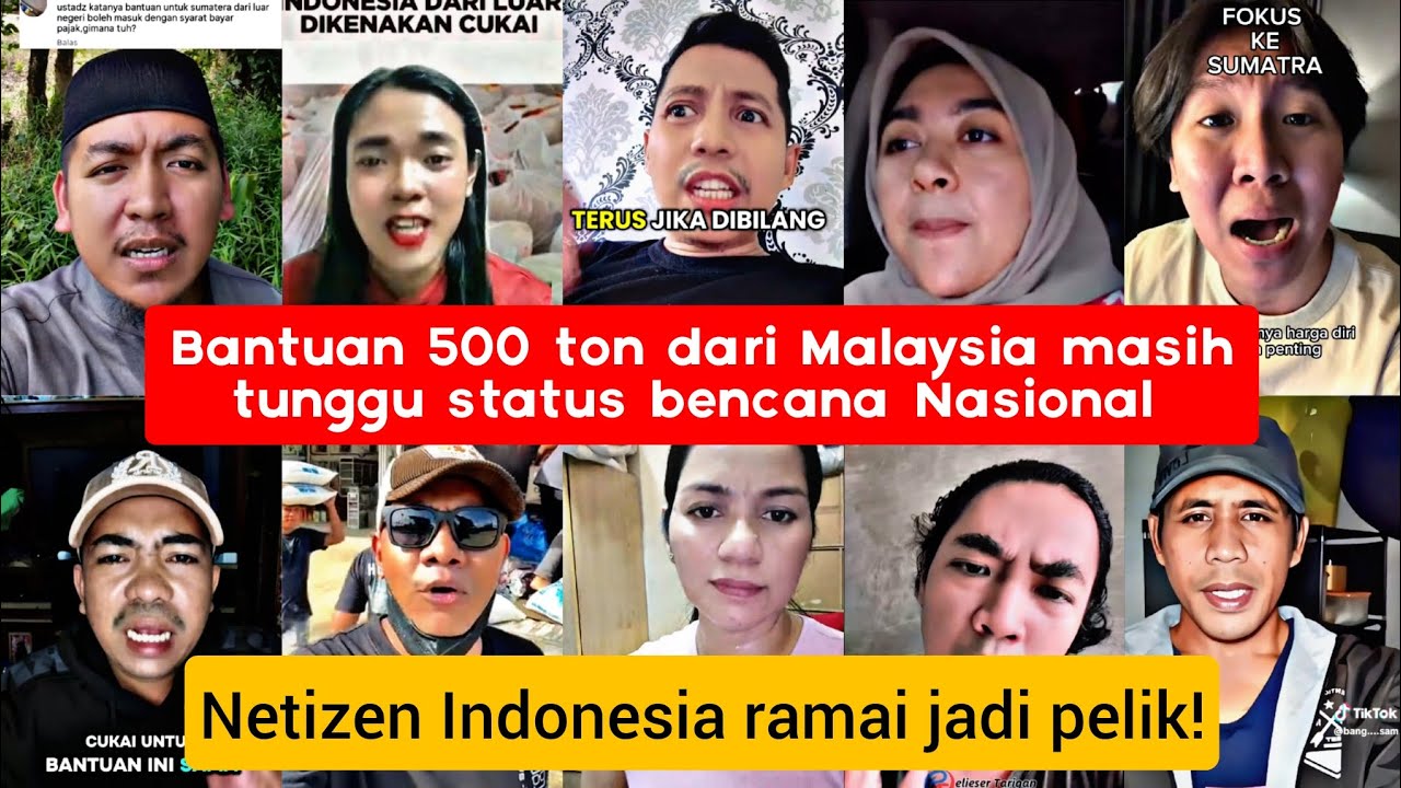 Kasihan❗Cukai Dikenakan Kepada Pemberi Bantuan Mangsa Banjir Aceh Sumatra 