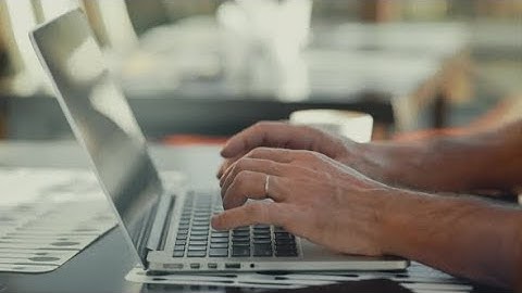 of Man Typing on Laptop Computer | Stock Footage - Videohive