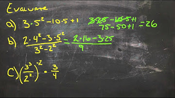Evaluating Exponential Expressions: An Explanation (Algebra I)