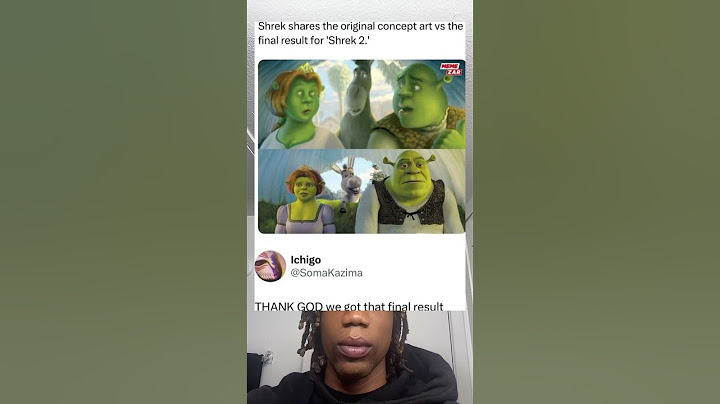 Shrek shares the original concept art vs the final result for 'Shrek 2.'