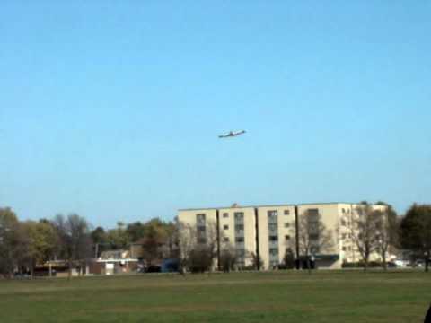 Effects of full flaps on a Rc passenger plane