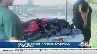 Second Liners hold annual Backpack Giveaway