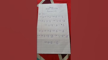 MATHS NCERT SOLUTIONS Chapter - Fraction ( Exercise 2.2 Q.1) CLASS 7