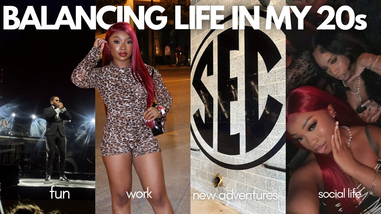 VLOG: КАК БАЛАНСИРОВАТЬ ЖИЗНЬ В 20 ЛЕТ ♡ | работа, концерты, выходные в стиле «ночлег», спортзал,...