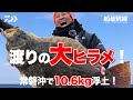 渡りの大ヒラメ!常磐沖で10.6kg浮上! | 船最前線