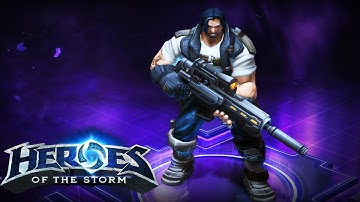 ♥ Heroes of the Storm (Gameplay) - Raynor, Simple Right Click Build (DQ#70)