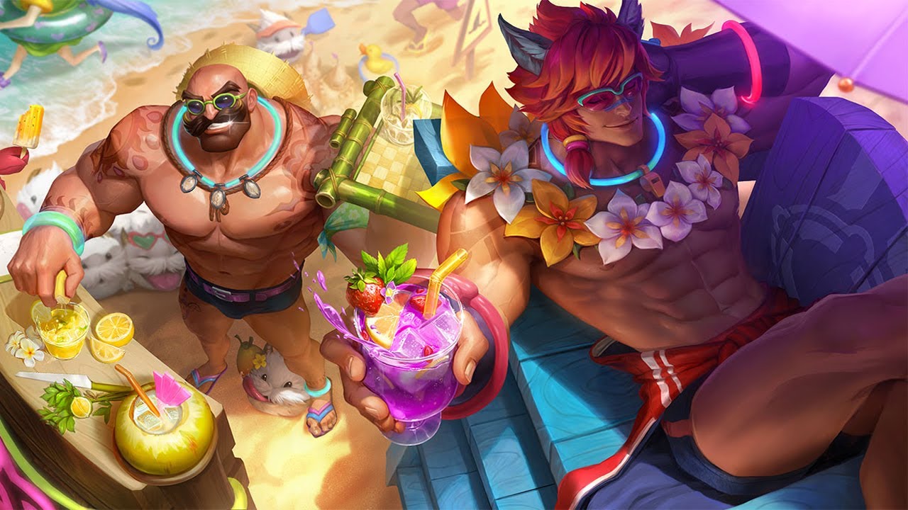 Download (NEW POOL PARTY SKINS) If league of legends had Facebook #37 (Part 1)