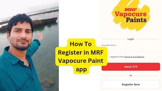 MRF Vapocure Paints app main id kaise banaye || How to Register in MRF paint parivaar app. screenshot 1