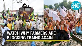 Trains blocked, farmers occupy rail tracks to seek Union minister Ajay Mishra's ouster | Lakhimpur