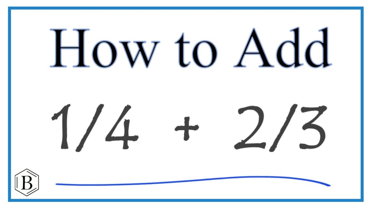 Solve : 1 - 2/3 (1 = 3/3) - Subtraction of Fractions - Class 6