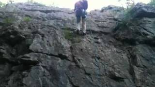 Me abseiling