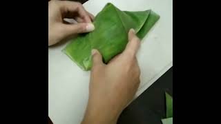 Cara membungkus nasi